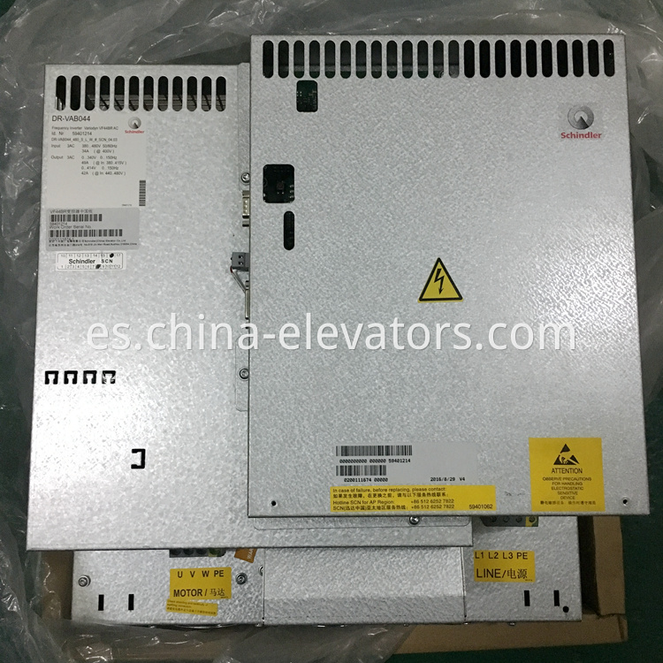 Inverter de frecuencia Schindler VF44BR 59401214 Schindler VF44BR Frequency Inverter 59401214